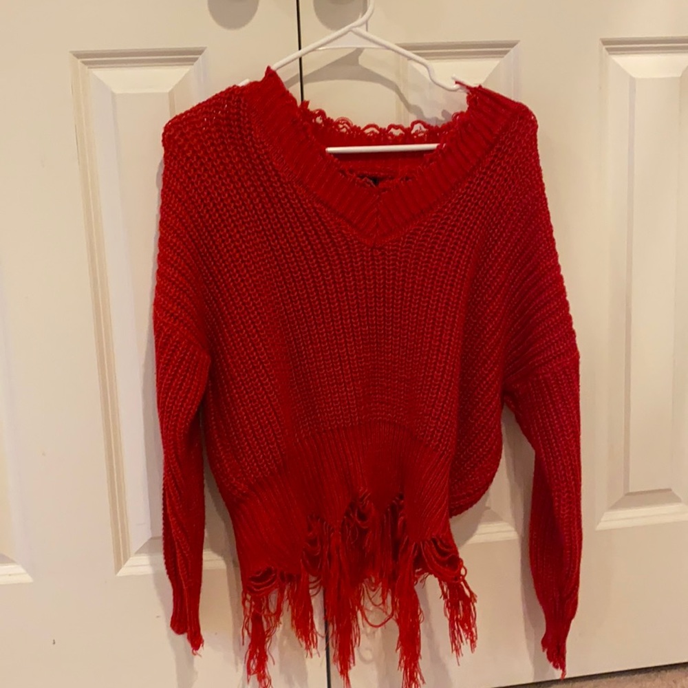 Red sweater